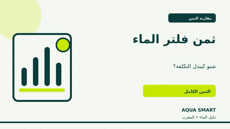 ثمن فلتر الماء في المغرب وعوامل التكلفة